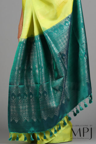 Pear Green Soft Silk Kanjivaram